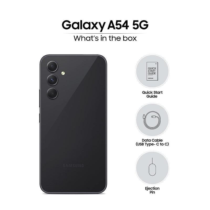 Samsung Galaxy A54 5G (8GB, 256GB Storage) Black