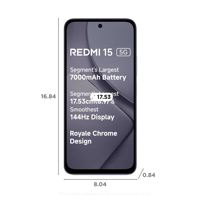 Redmi 15 5G | 6G+128GB | SANDY PURPLE