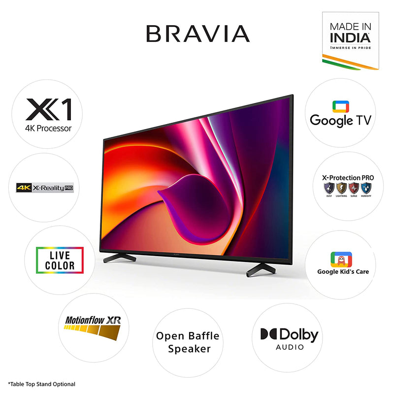 Sony Bravia 126 cm (50 inches) 4K Ultra HD Smart LED Google TV KD-50X64L (Black)
