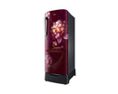 Samsung 223 L, 3 Star Single Door Refrigerator with Stylish Grandé Design (RR24H2823HT/NL)