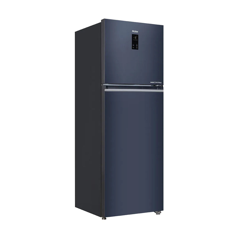 Haier 358L 3 Star | Frost Free Double Door Refrigerator | Display Panel Graphite Black