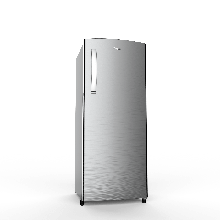 Whirlpool Icemagic Pro 207L 3 Star Single-Door Refrigerator - Steel (72615) Alpha Steel