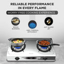 Preethi Glory 2 Burner Gas stove - Steel