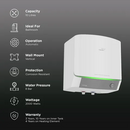 V-GUARD LUXE CUBEELITE 25L  WATER HEATER - WHITE