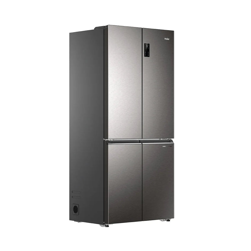 Haier 520 L Inox Steel 4 Door Side by Side Refrigerator, Lumiere Series (HRB-600IS)