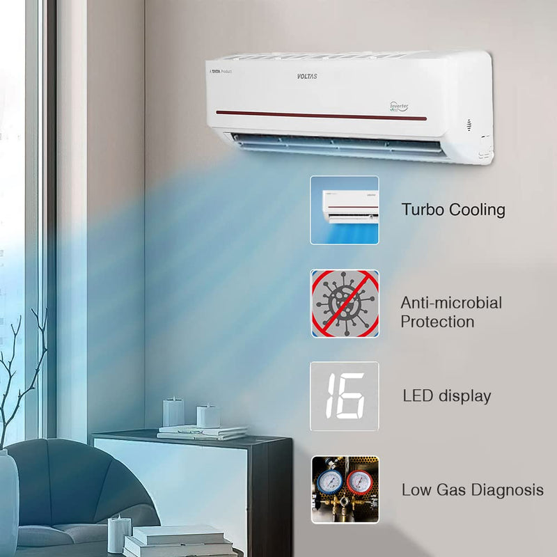 Voltas 1.5 Ton 3 Star Fixed Speed Split AC (VOLTAS SAC 183 VECTRA PRISM)