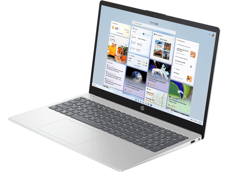 HP Laptop 15.6 Inch, 8GB RAM + 512GB SSD | 13th Generation Intel® Core™ i5 processor |  Intel® Iris® Xᵉ Graphics | Windows 11 Home, Silver (15-fd0467TU)