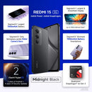 Redmi 15 5G | 6G+128GB | MIDNIGHT BLACK