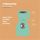 Butterfly ZieraBlack 1000 Watt 6 Jars Mixer Grinder 23000 RPM, Black
