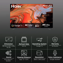 Haier 55 Inch 4K Ultra HD Mini LED Smart TV (H55M80FUX)