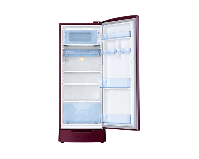 Samsung 183L 3 Star Inverter Direct-Cool Single Door Refrigerator (RR20C1823CR-HL, Purple)