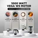 Preethi Taurus Plus 1000W Mixer Grinder - 4 Jars
