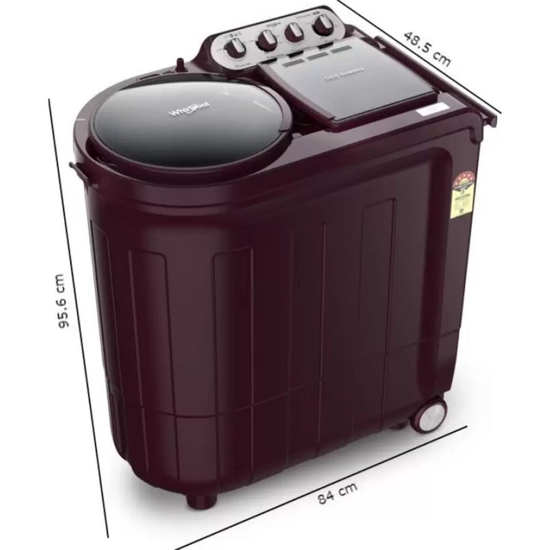 Whirlpool 7.50 Kg Ace 7.5 Super Soak Wine Dazzle Semi Automatic Top Loading Washing Machine ( 30274)