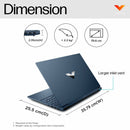 HP Victus 15.6 Inch, Gaming Laptop, 16GB RAM + 512GB SSD | AMD Ryzen™ 5 8645HS processor | RTX 2050 4GB Graphics | Windows 11 Home, Blue (15-fb3004AX)