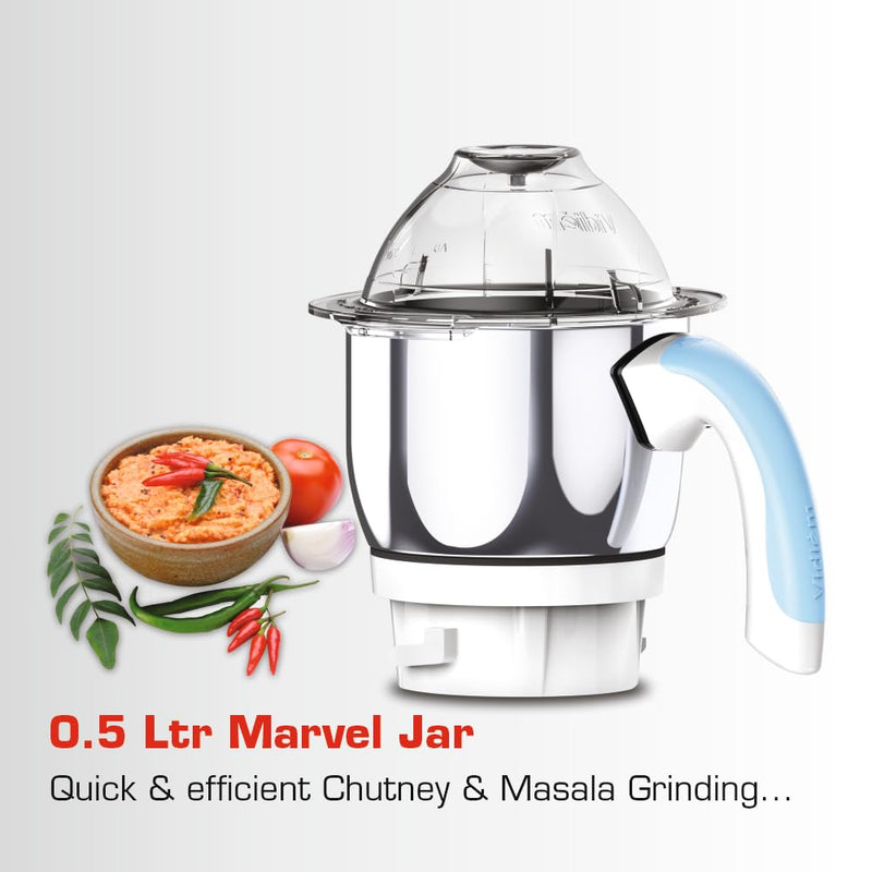 Vidiem Eva Super Blu 750W Mixer Grinder