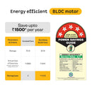 Atomberg Renesa Prime 1200mm Ceiling Fan - Gloss Black (FG1095)