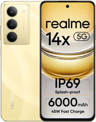 Realme 14X 5G | 8GB+128GB | GOLDEN GLOW