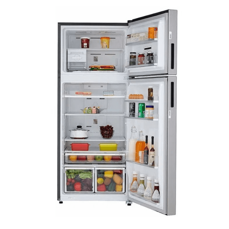 Whirlpool Intellifresh 411L, 2 Star Frost Free Double-Door Refrigerator (21690) Alpha Steel