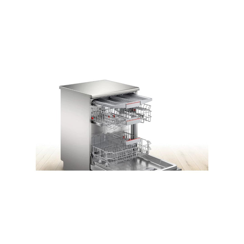 Bosch 14 Place Settings free-standing Dishwasher, Fingerprint free steel ( SMS6HVI00I )