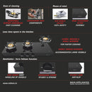 Vidiem Vogue Vesta 3 Burner Gas Stove  (VOGUE VESTA 3)