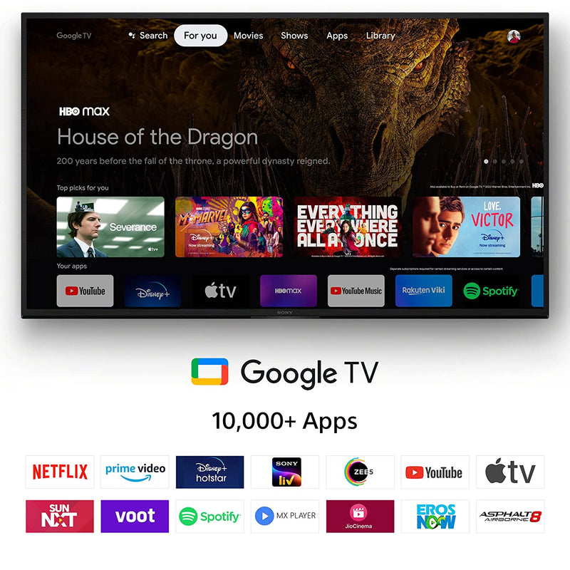 Sony Bravia 126 cm (50 inches) 4K Ultra HD Smart LED Google TV KD-50X64L (Black)