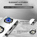 Preethi Glory 2 Burner Gas stove - Steel
