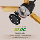 Crompton Energion NITEO 5S 1200mm 3 Blade BLDC Motor Ceiling Fan with Remote - Light Pinewood