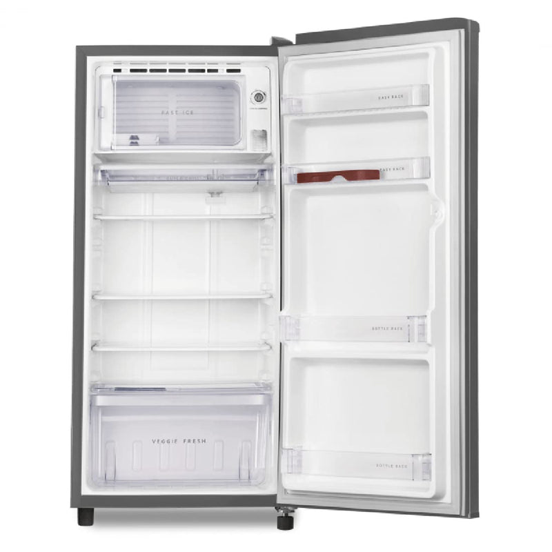 Whirlpool Icemagic Powercool 184L 3 Star Single-Door Refrigerator - Steel (72511)