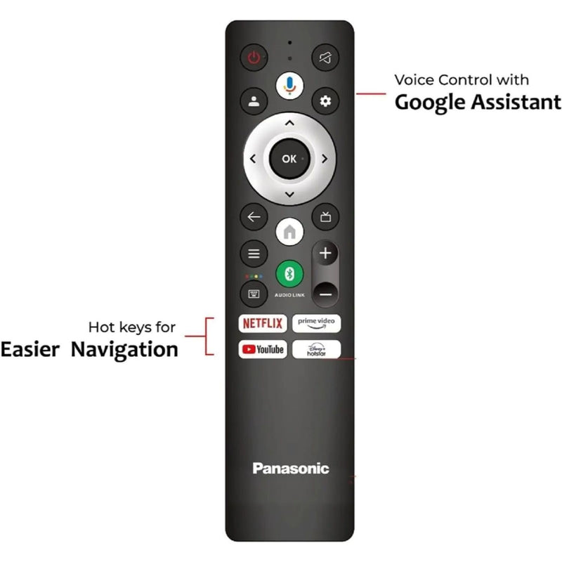 Panasonic 139cm (55 Inches) 4K Ultra HD Smart Google LED TV Black (TH-55MX800DX)