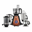 Preethi Zodiac Stardust MG 265, 750 Watts, 5 Jars including Masterchef Jar, Super Extractor, 5 Yr Motor Warranty & Lifelong Free service, Copper/Black