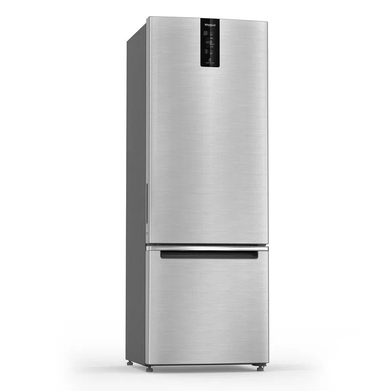 Whirlpool Intellifresh Pro 285L 2 Star Convertible Frost Free Bottom-Mount Refrigerator (21682) Omega Steel
