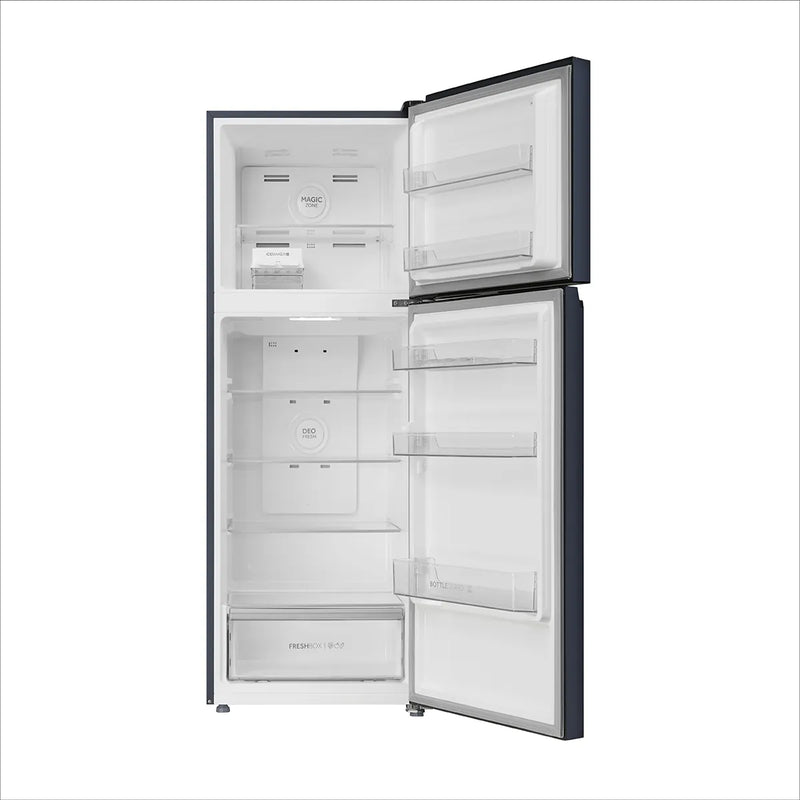 Haier 358L 3 Star | Frost Free Double Door Refrigerator | Display Panel Graphite Black