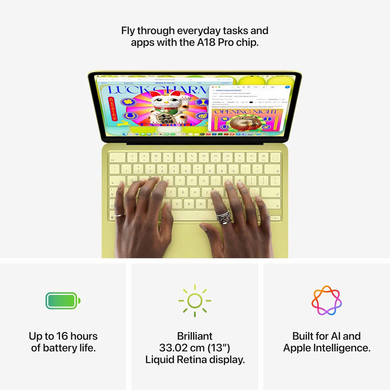 Apple MacBook Neo 13″ Laptop with A18 Pro chip | Citrus | 8GB+256GB SS