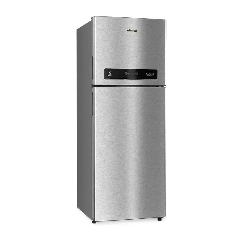 Whirlpool Intellifresh 411L, 2 Star Frost Free Double-Door Refrigerator (21690) Alpha Steel