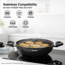 Prestige Omega Deluxe Granite Kadai  3.25 L - Black