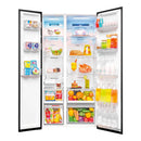 Haier 596L, 3 Star Graphite Black Finish side by side Frost Free Refrigerator (HES-690GK)
