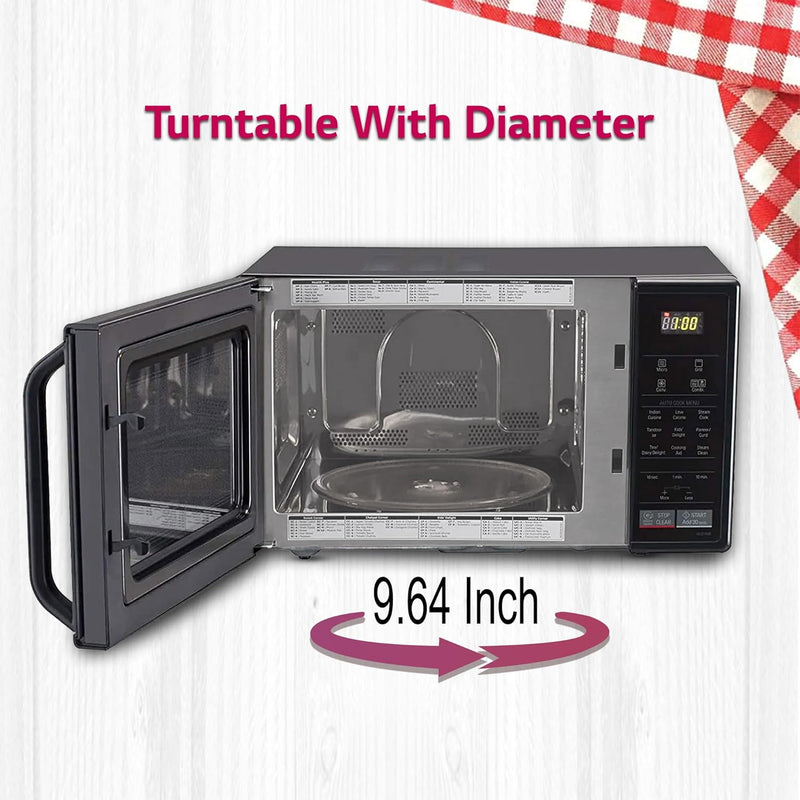 LG 21 L All In One Convection Microwave Oven (MC2146BL.DBKQILN)