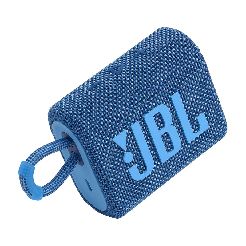 JBL Go 3 Eco: Portable Speaker with Bluetooth (JBSP0547 - JBL GO3 ECO PORTABLE BT SPEAKER - BLUE)