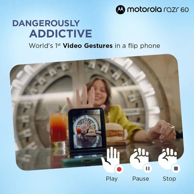 Motorola Razr 60 5G | (8GB RAM + 256GB) | Pantone Gibraltar Sea