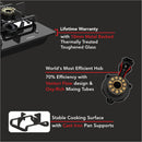 Vidiem VOGUE V1 3-Burner Gas Cooktop ( Black )