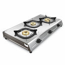 Preethi Glory Plus 3 Burner Gas stove - Steel