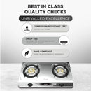Preethi Glory 2 Burner Gas stove - Steel