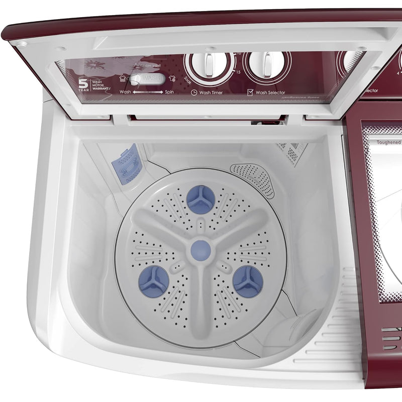 Godrej Edge 8.5 Kg 5 star Semi-Automatic Top Loading Washing Machine (WS EDGE 85 5.0 WNRD TB3 M)