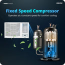 Voltas 1.5 Ton, 2 Star Window Air Conditioner (VOLTAS SAC 182FS PRISM)