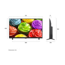 LG 32 inch HD LED Smart webOS TV with AI Magic Remote 2026 Model (32LB659BPLA.ATR)