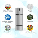 Whirlpool Protton NXT 237L, 2 Star Frost Free Three-Door Refrigerator (22353)