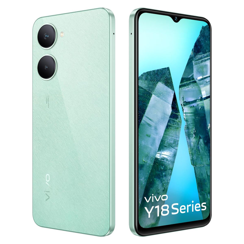 Vivo Y18 4GB RAM, 128GB Storage, Gem Green