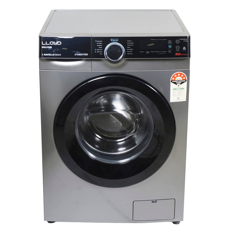 Lloyd 8.0 kg Fully Automatic Front Load Washing Machine (GLWMF80DK1)