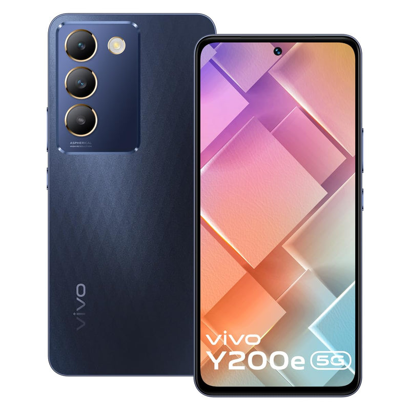 Vivo Y200e 5G (Black Diamond, 6GB RAM, 128GB Storage)