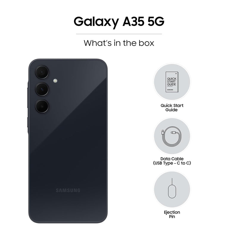Samsung Galaxy A35 5G (8GB RAM, 256GB Storage, Awesome Navy)